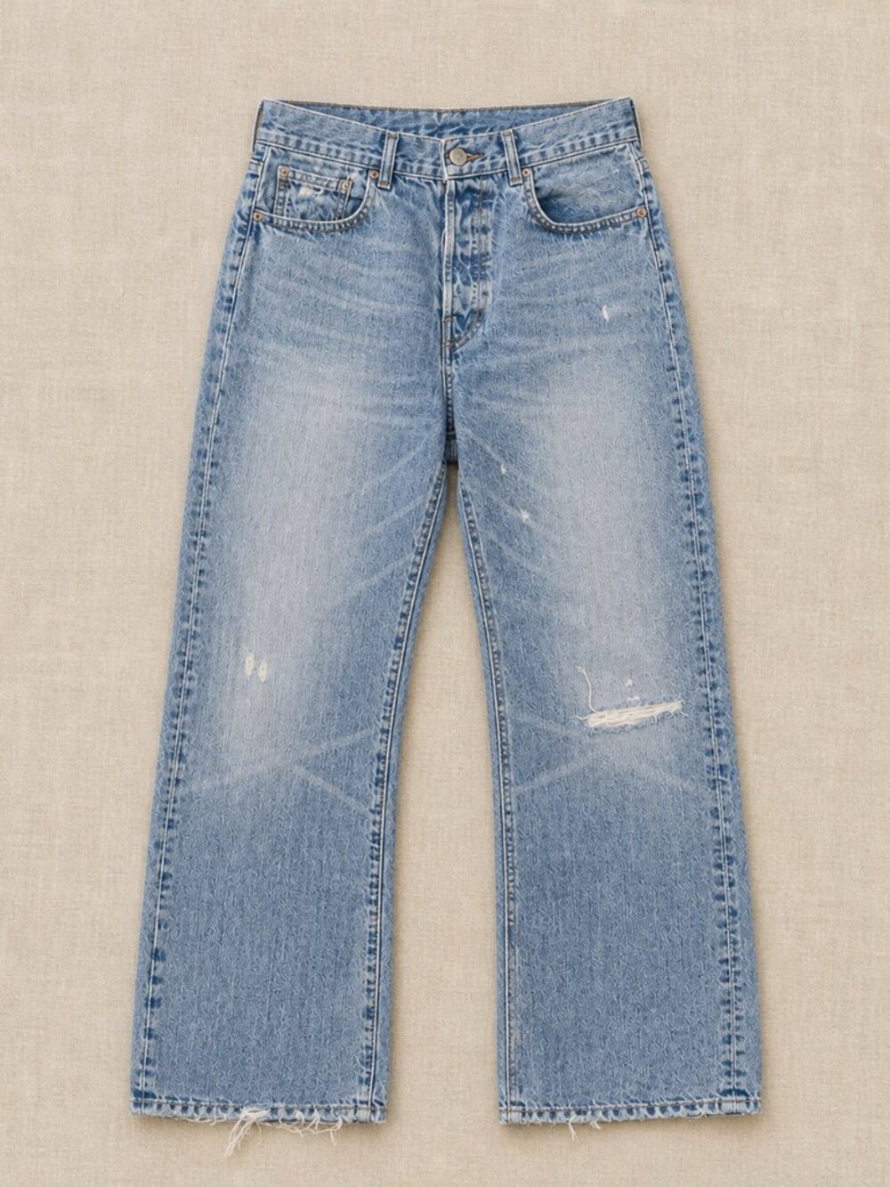 Vintage Abercrombie & Fitch Jean 31x32 (Act. 32x29) Original Boot Button Fly Y2K
